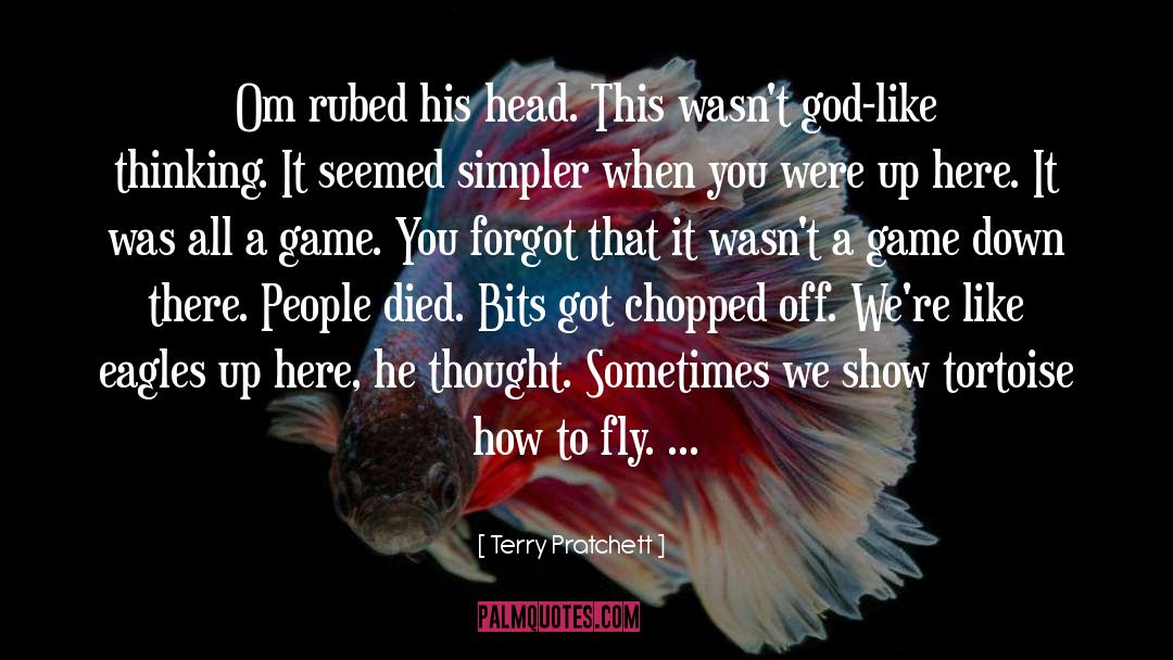 Tensan Game quotes by Terry Pratchett