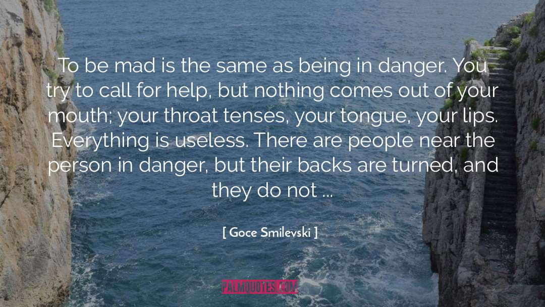 Tenses quotes by Goce Smilevski