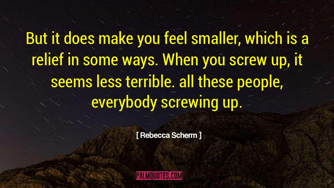 Tension Relief quotes by Rebecca Scherm