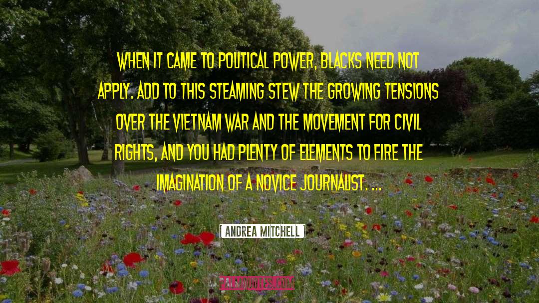 Tensions quotes by Andrea Mitchell