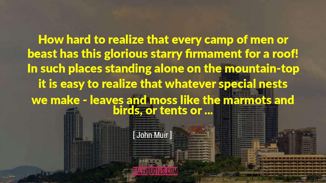 Tents quotes by John Muir