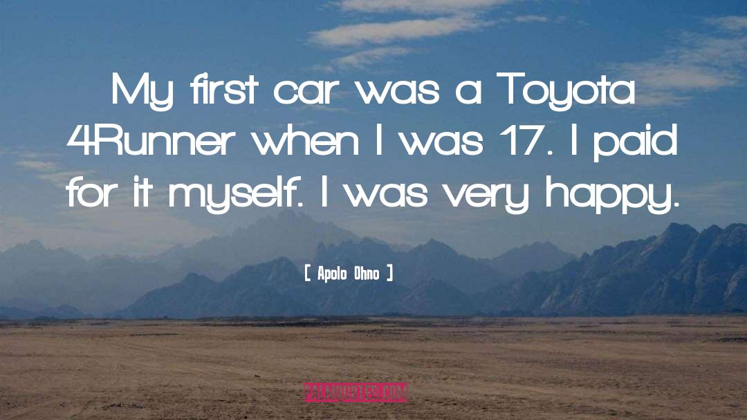 Tercel Toyota quotes by Apolo Ohno