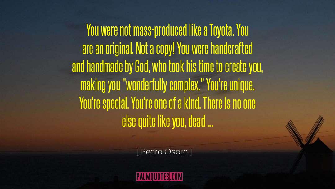 Tercel Toyota quotes by Pedro Okoro