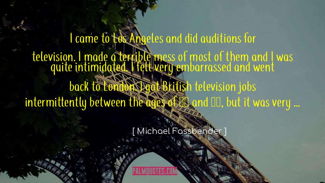Terenzo Bozzones Age quotes by Michael Fassbender
