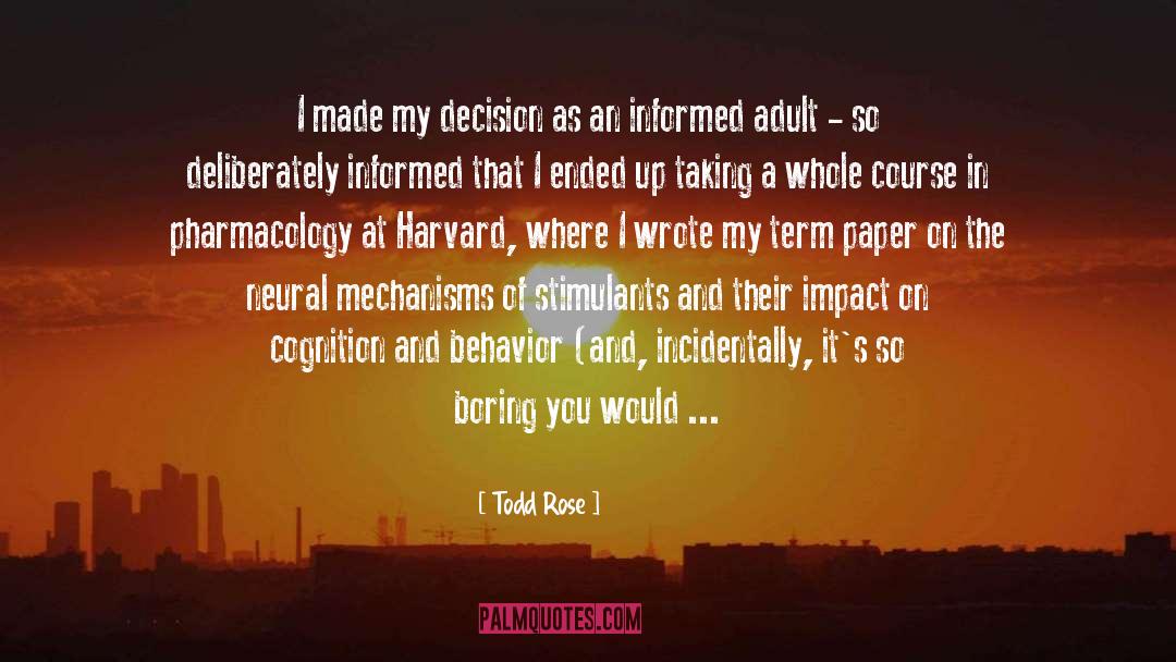 Term Paper quotes by Todd Rose