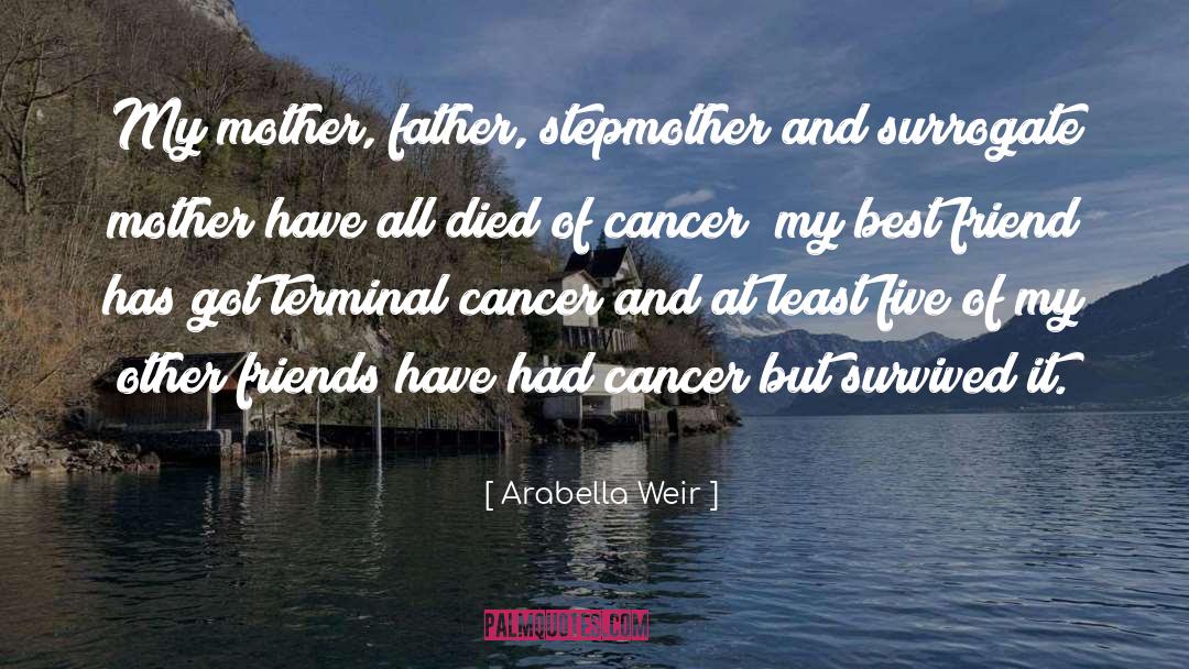 Terminal Cancer quotes by Arabella Weir