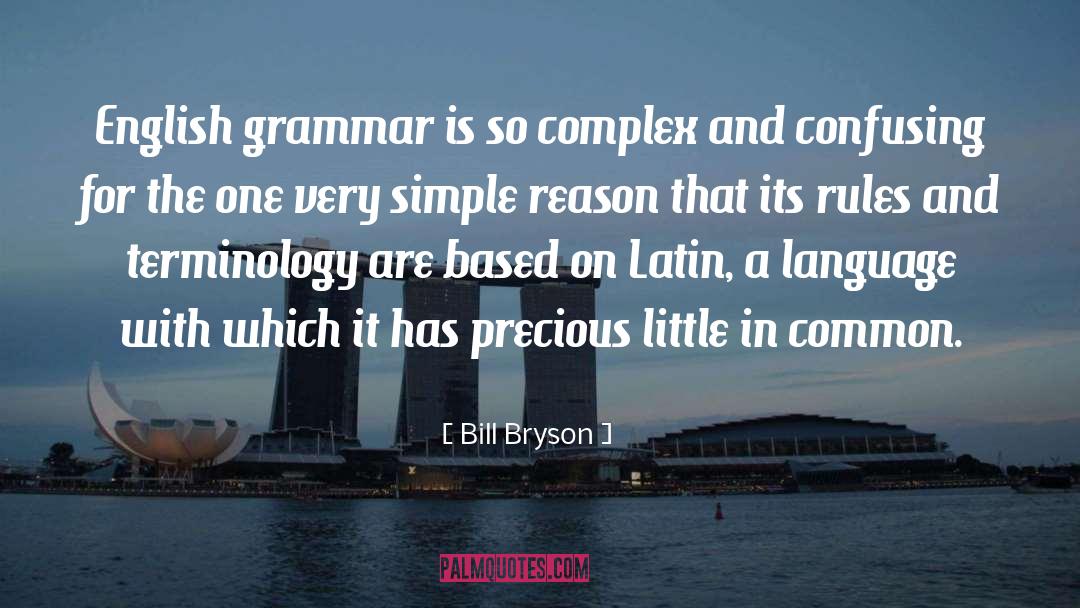 Terminology quotes by Bill Bryson