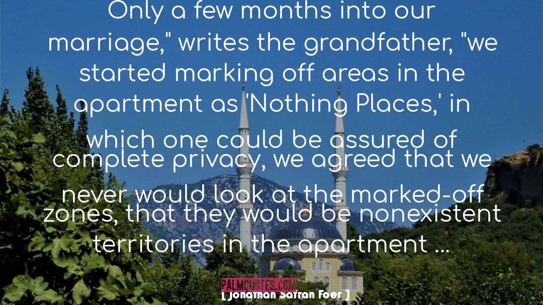Terracina Apartment quotes by Jonathan Safran Foer