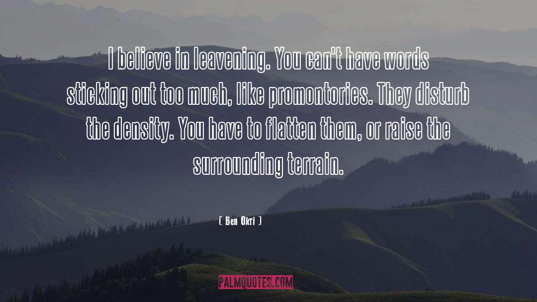 Terrain Travel quotes by Ben Okri