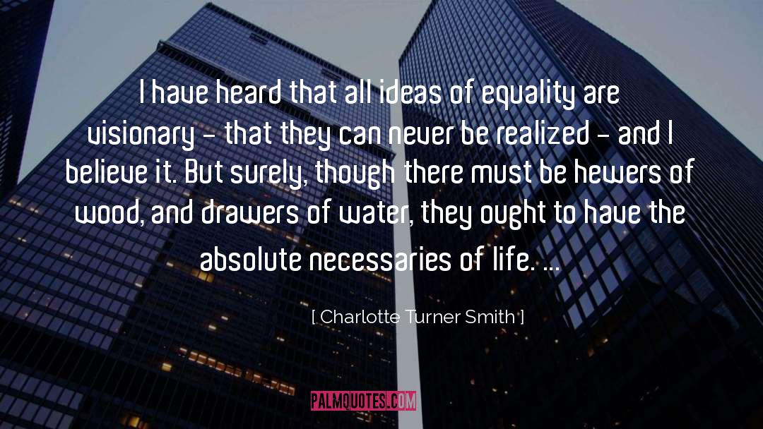 Terrible Ideas quotes by Charlotte Turner Smith