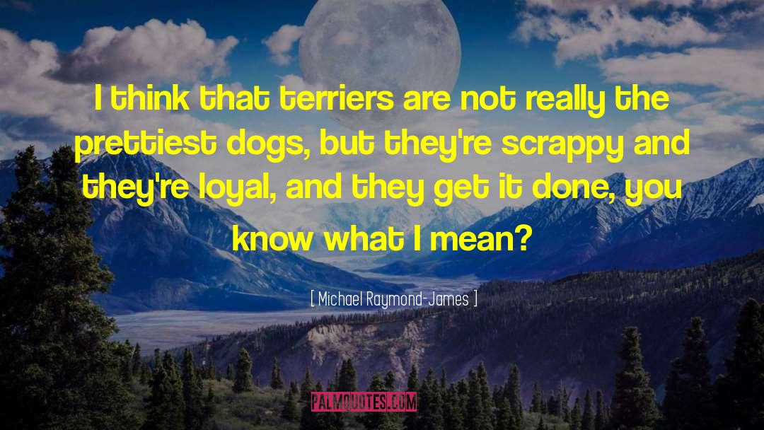 Terriers quotes by Michael Raymond-James