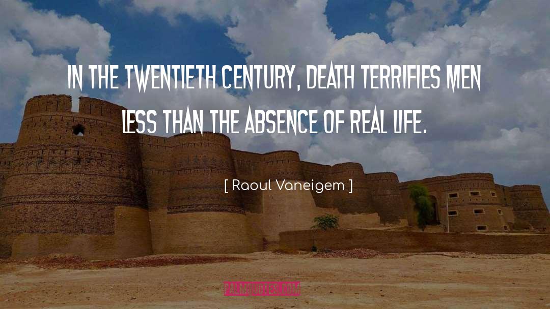Terrifies quotes by Raoul Vaneigem