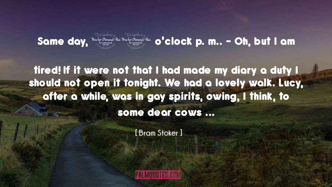 Territirial Gay Men quotes by Bram Stoker