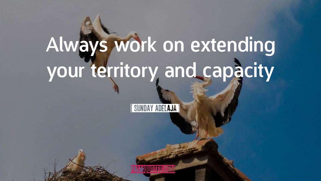 Territory quotes by Sunday Adelaja