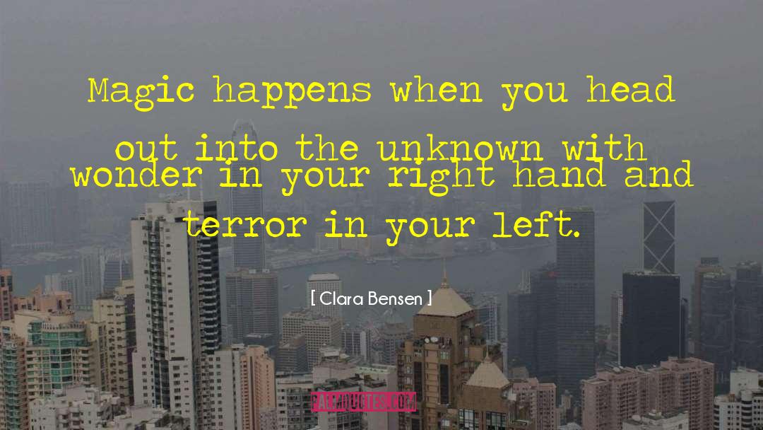 Terror Attacks quotes by Clara Bensen