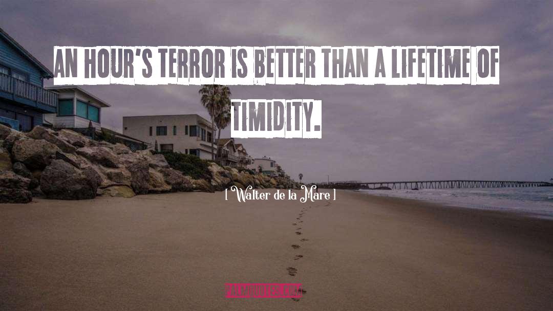 Terror quotes by Walter De La Mare