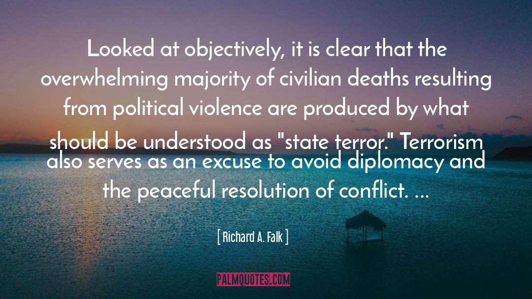 Terrorism quotes by Richard A. Falk