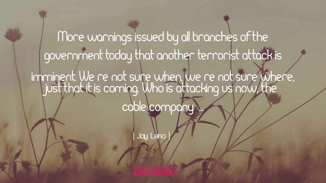 Terrorist Attacks quotes by Jay Leno