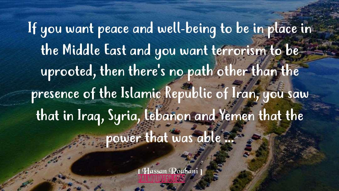 Terrorist Groups quotes by Hassan Rouhani