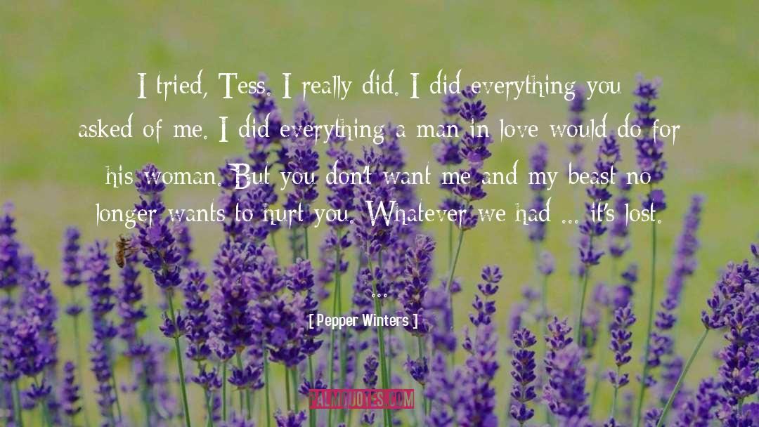 Tess And Dominic quotes by Pepper Winters