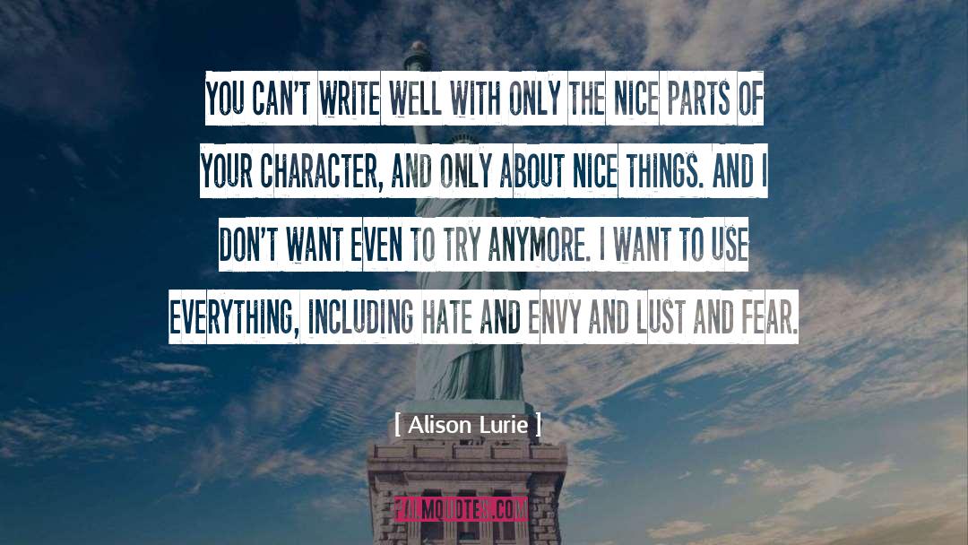 Test Of Character quotes by Alison Lurie