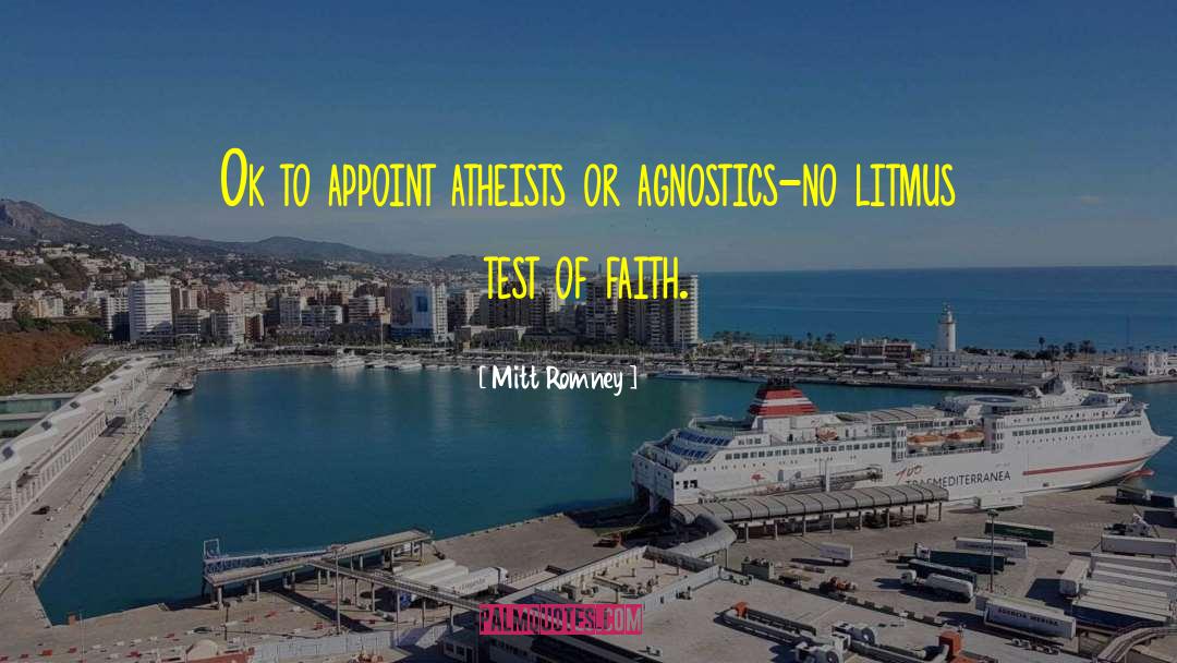 Test Of Faith quotes by Mitt Romney