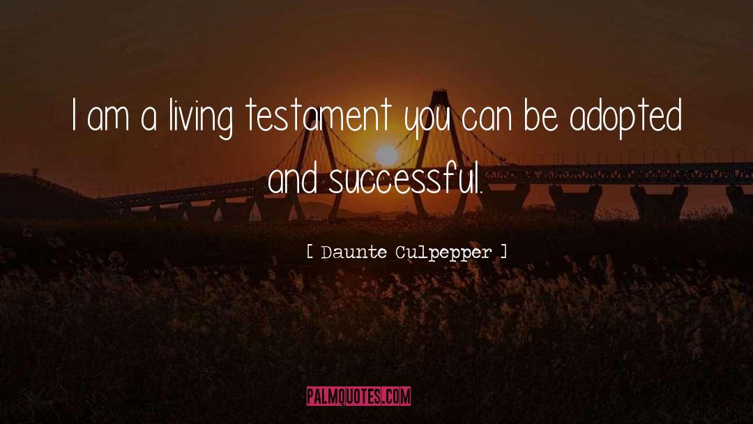 Testament quotes by Daunte Culpepper