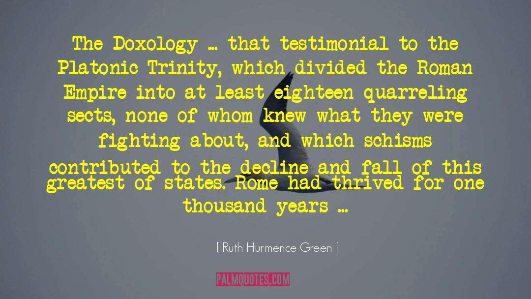 Testimonial quotes by Ruth Hurmence Green