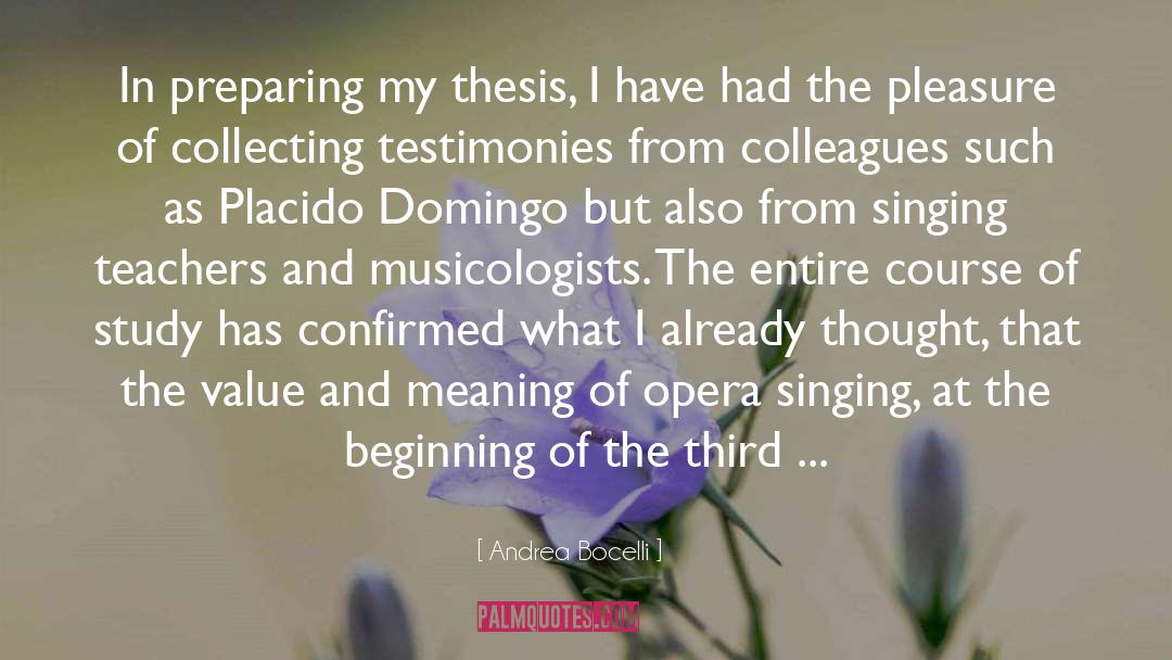 Testimonies quotes by Andrea Bocelli