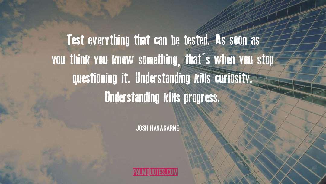 Testing quotes by Josh Hanagarne