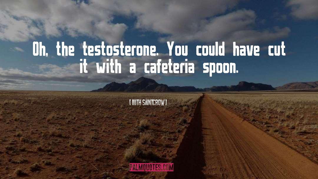 Testosterone quotes by Lilith Saintcrow