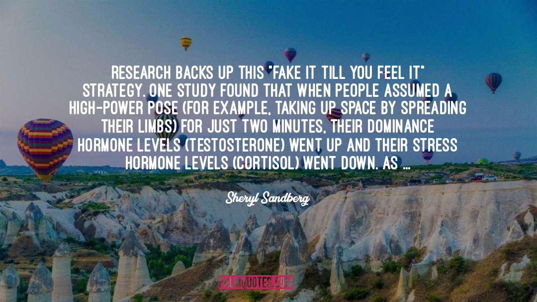 Testosterone quotes by Sheryl Sandberg