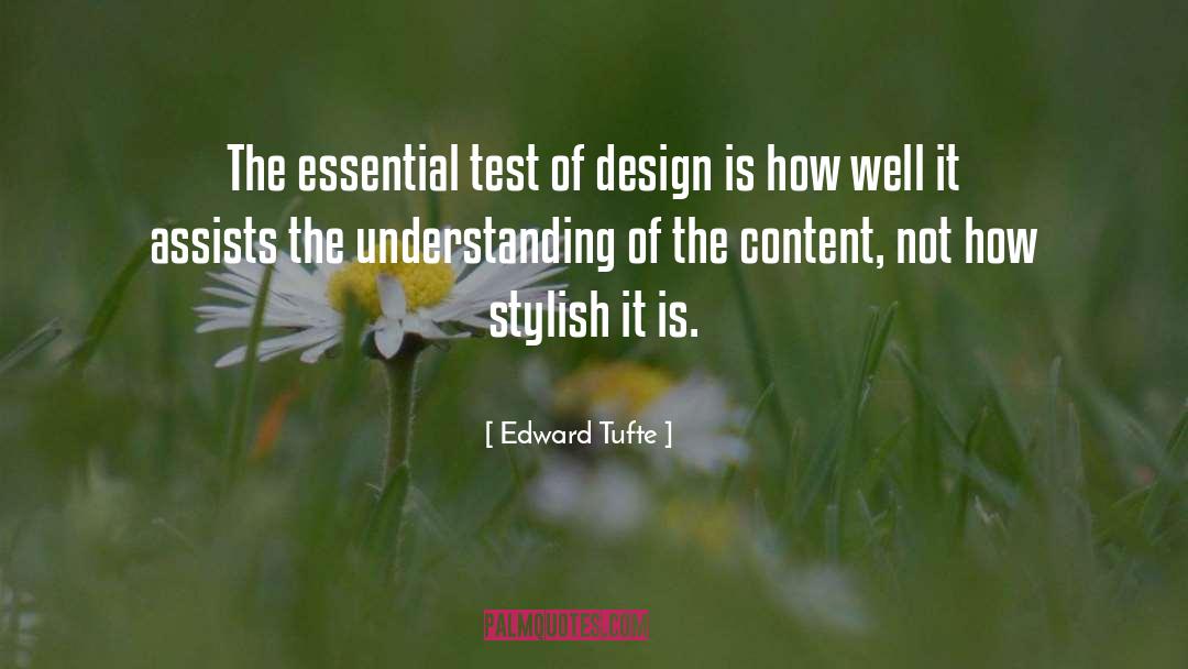 Tests quotes by Edward Tufte