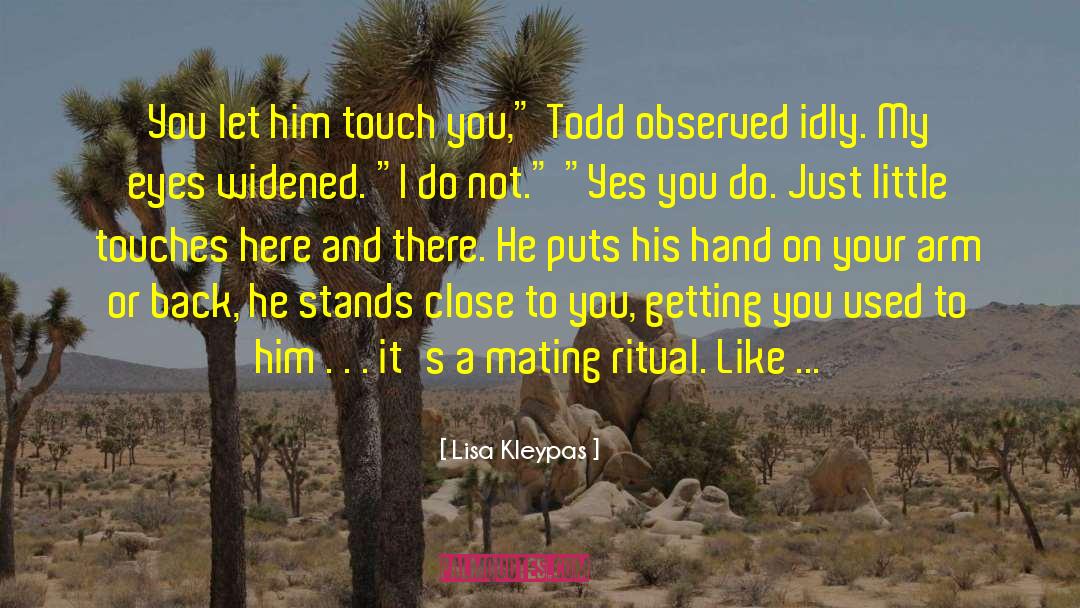 Texas Glory quotes by Lisa Kleypas