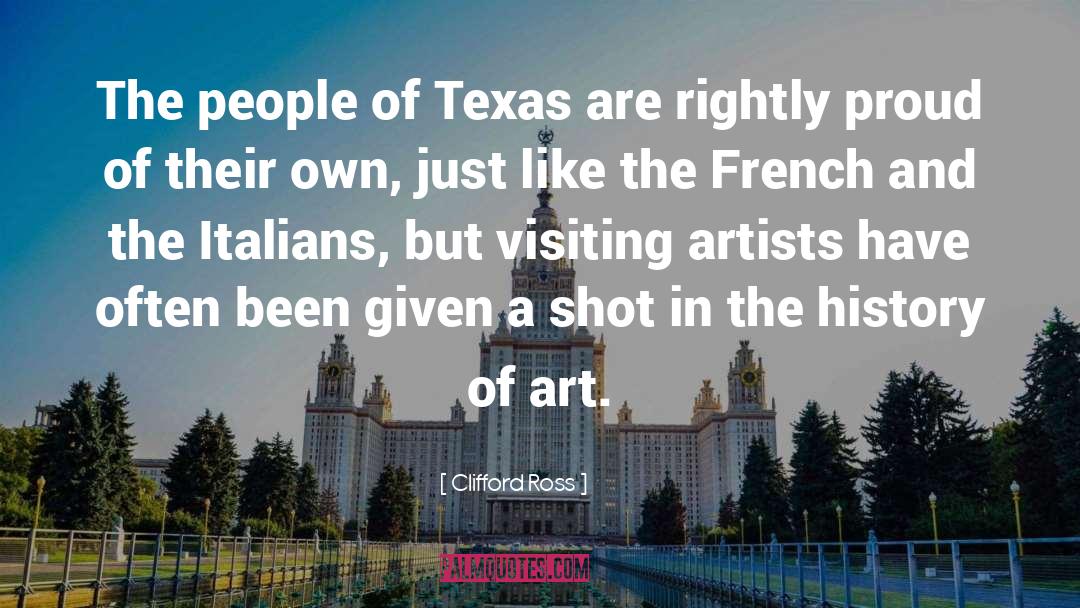 Texas quotes by Clifford Ross
