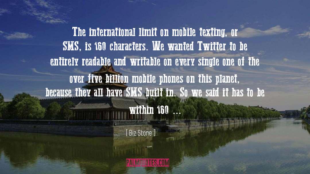 Texting quotes by Biz Stone