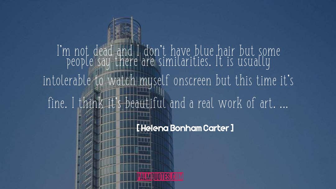 Texturized Hair quotes by Helena Bonham Carter