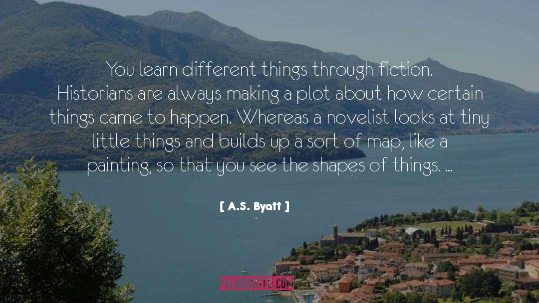 Tgv Map quotes by A.S. Byatt