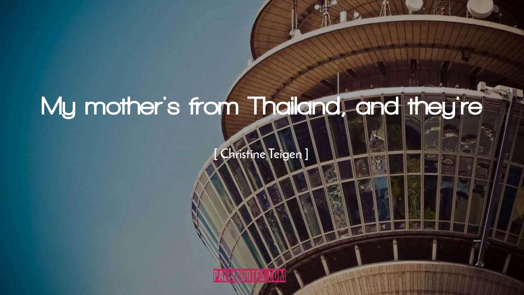 Thailand quotes by Christine Teigen