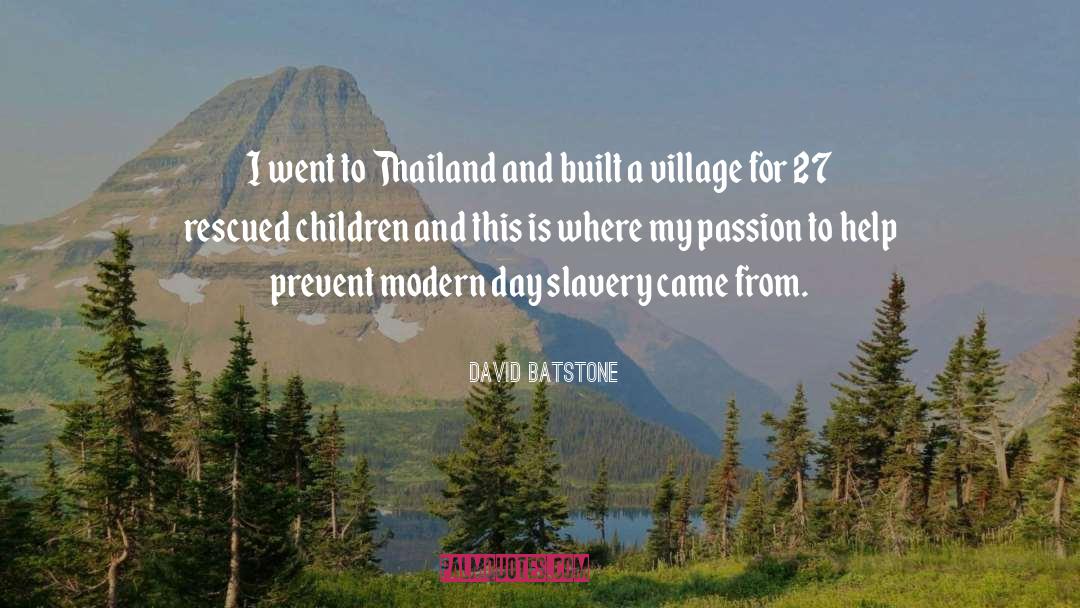 Thailand quotes by David Batstone