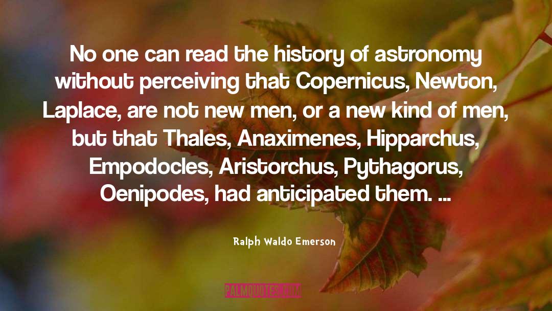 Thales quotes by Ralph Waldo Emerson