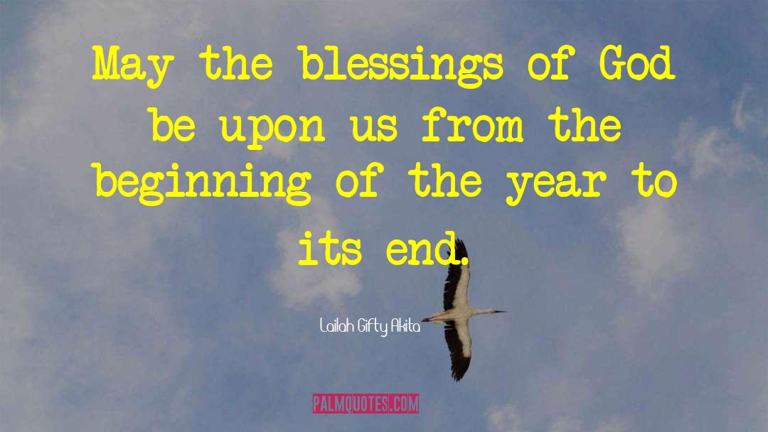Thank God New Year quotes by Lailah Gifty Akita
