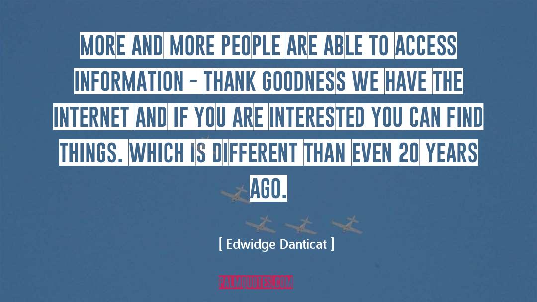Thank Goodness quotes by Edwidge Danticat