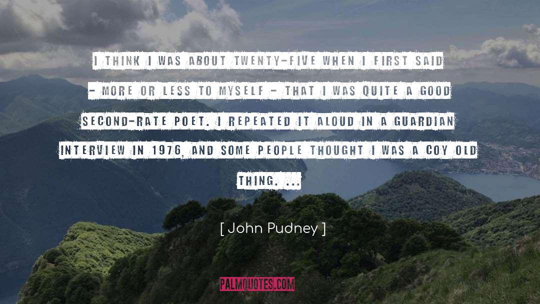 Thank Goodness quotes by John Pudney