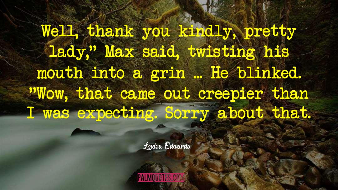 Thank To quotes by Louisa Edwards