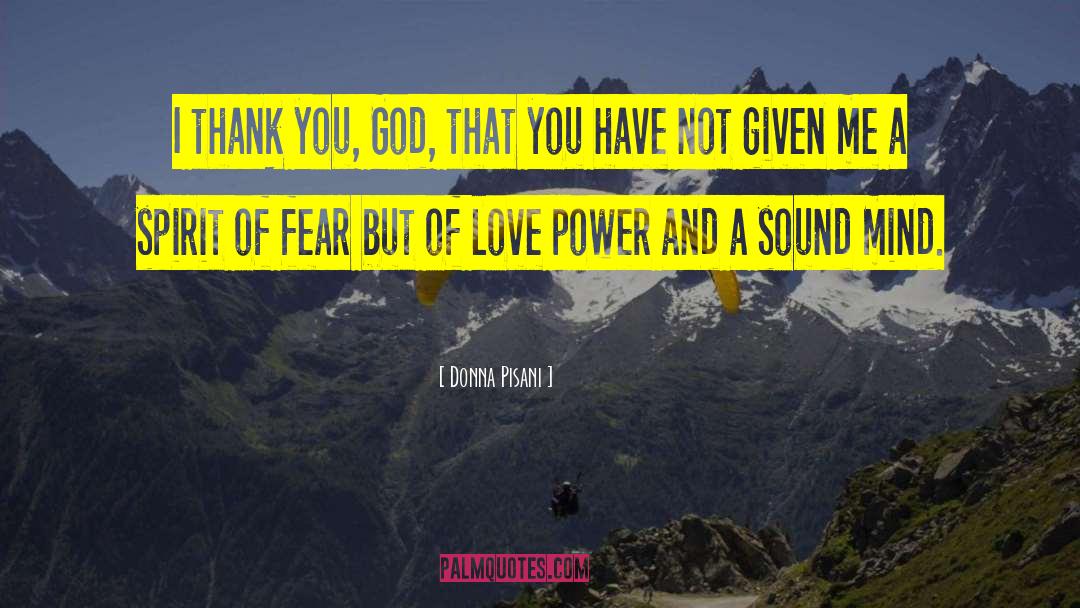 Thank You God quotes by Donna Pisani