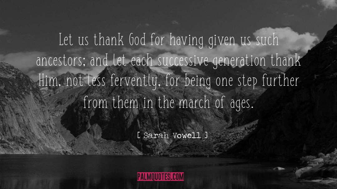 Thank You March quotes by Sarah Vowell