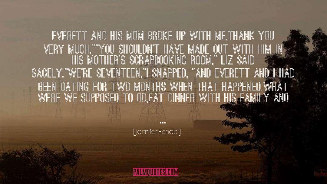 Thank You Mom Poems quotes by Jennifer Echols