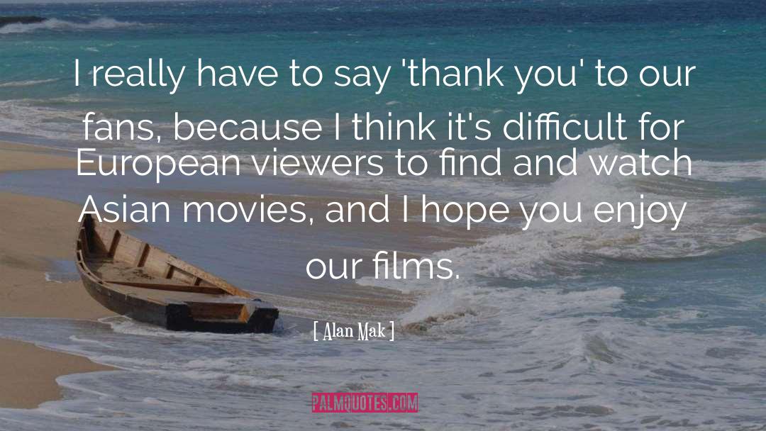 Thank You Note quotes by Alan Mak