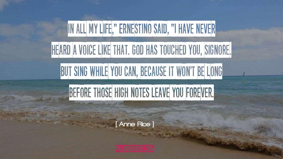 Thank You Notes quotes by Anne Rice